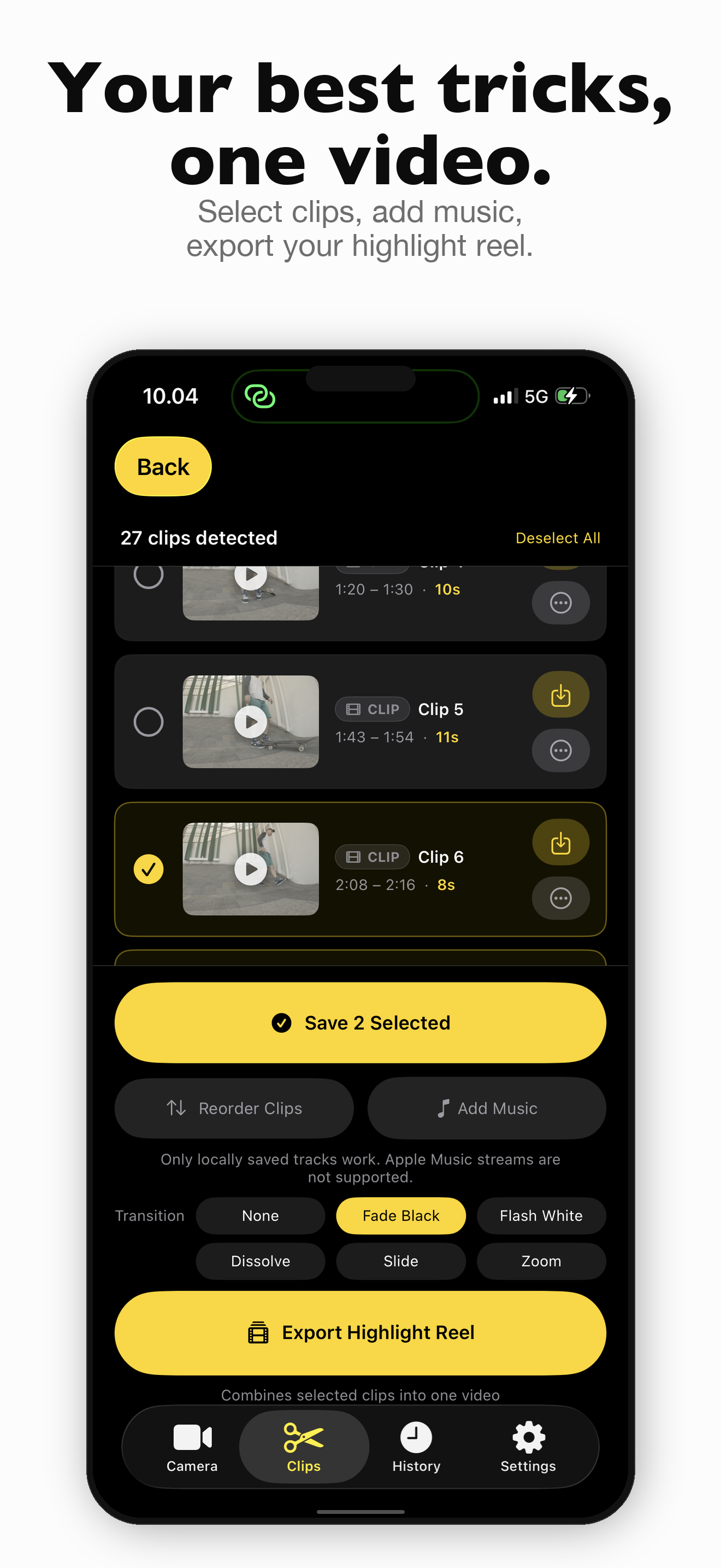 Clip player